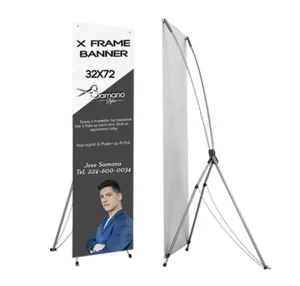 X Frame Banner 32" X 72"