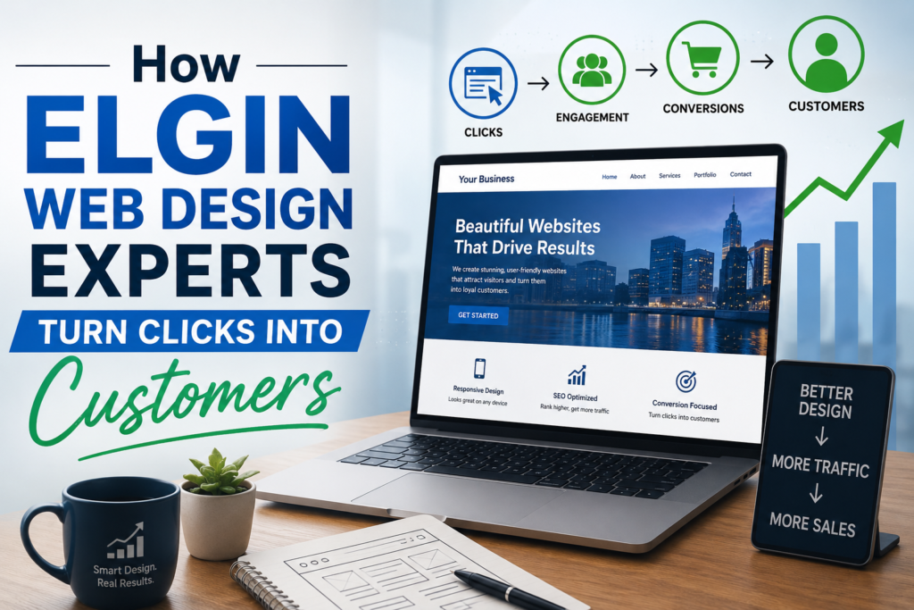 How Elgin Web Design Experts Turn Clicks into Customers