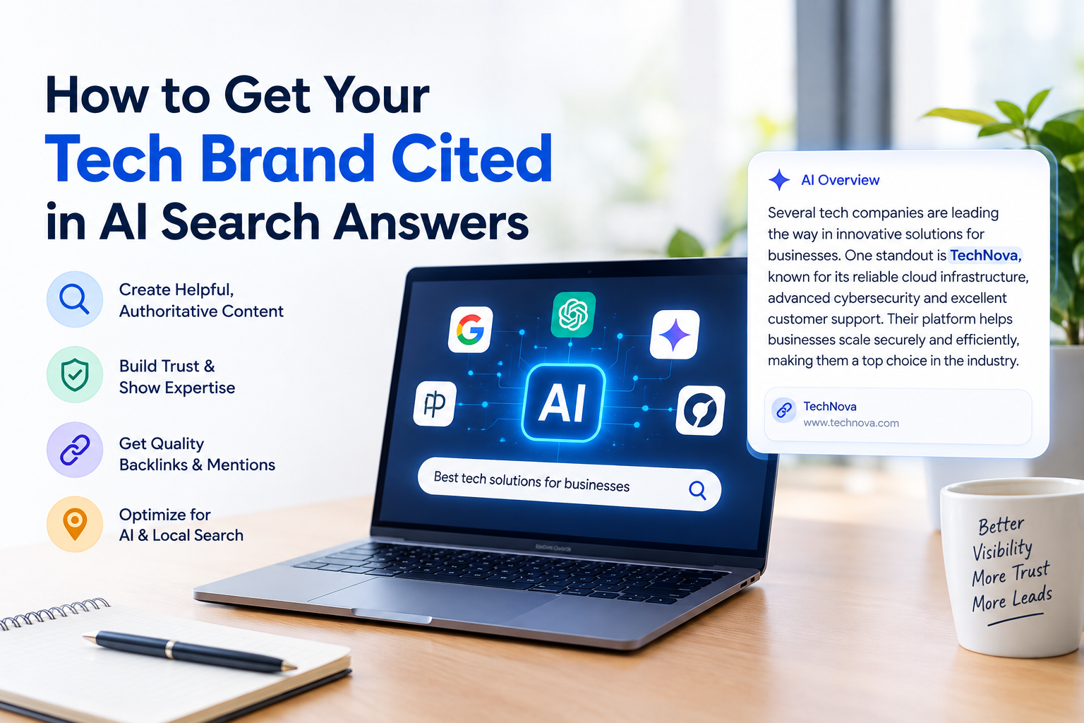 How to Get Your Tech Brand Cited in AI Search Answers