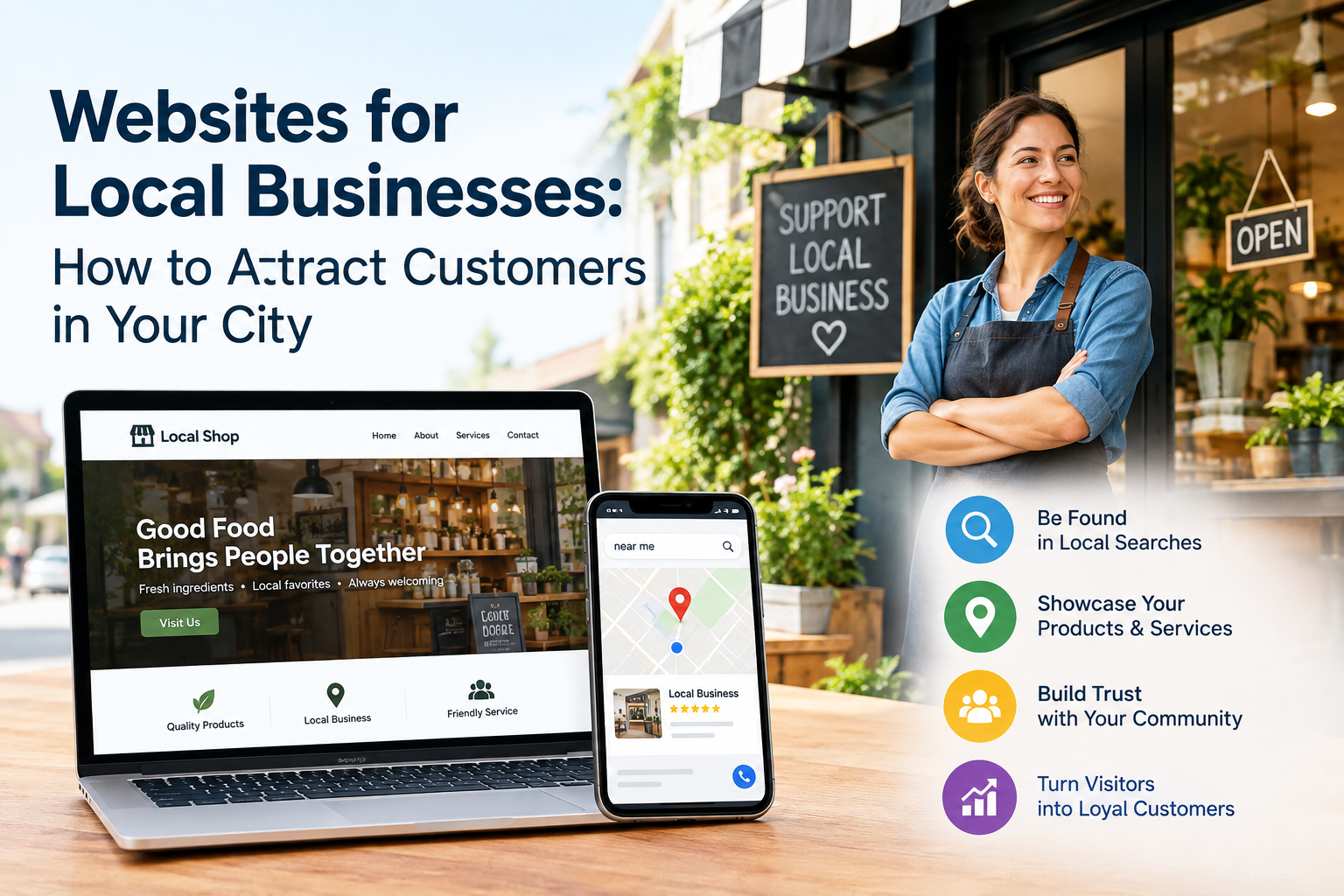 Websites for Local Businesses How to Attract Customers in Your City